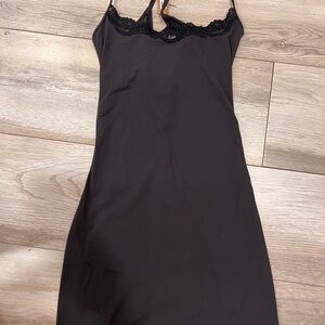 SKIMS Black Lace fits everybody tank dress nwt new with tags size small S $70